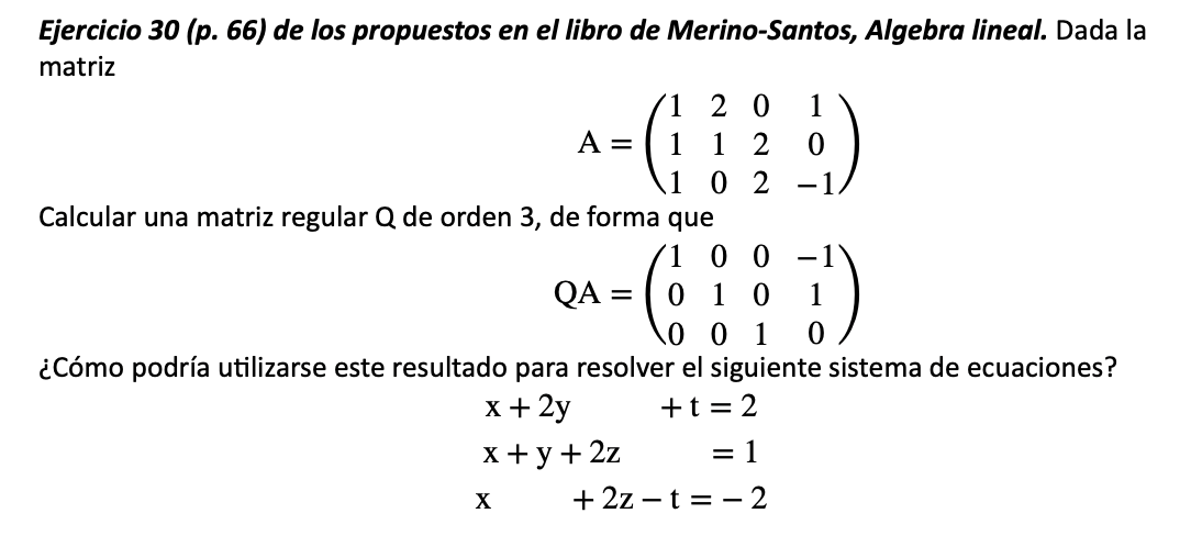 Matrices Elementales